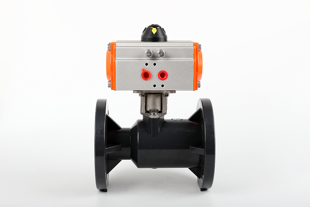 赫山气动法兰一体球阀